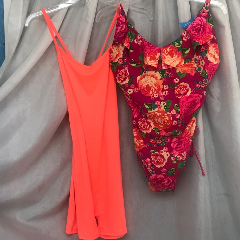 Skinnydippers floral swimsuit